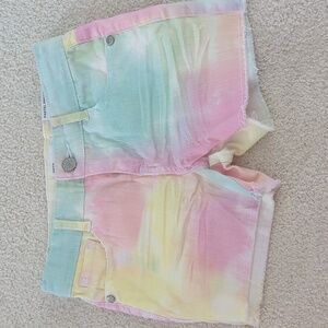 Pastel Tie Dye shorts